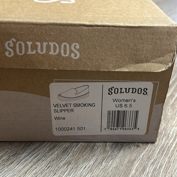 Soludos Velvet Platform Smoking Slipper Size 6.5 - Picture 9 of 10